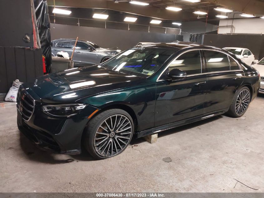 2021 MERCEDES-BENZ S-CLASS S 580 - W1K6G7GB2MA060910