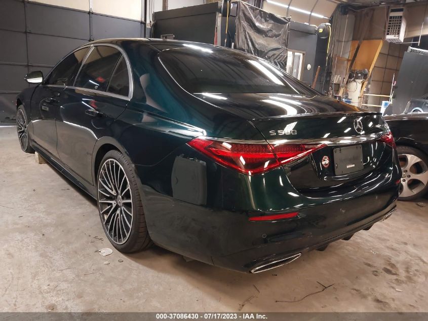 2021 MERCEDES-BENZ S-CLASS S 580 - W1K6G7GB2MA060910