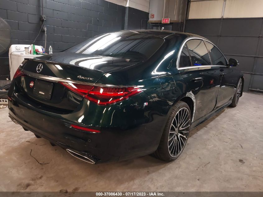 2021 MERCEDES-BENZ S-CLASS S 580 - W1K6G7GB2MA060910