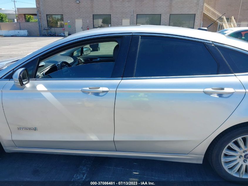 2013 FORD FUSION SE HYBRID - 3FA6P0LU9DR345415