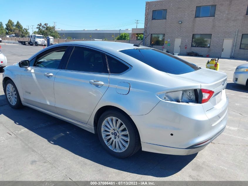 2013 FORD FUSION SE HYBRID - 3FA6P0LU9DR345415