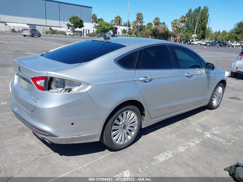 2013 FORD FUSION SE HYBRID - 3FA6P0LU9DR345415