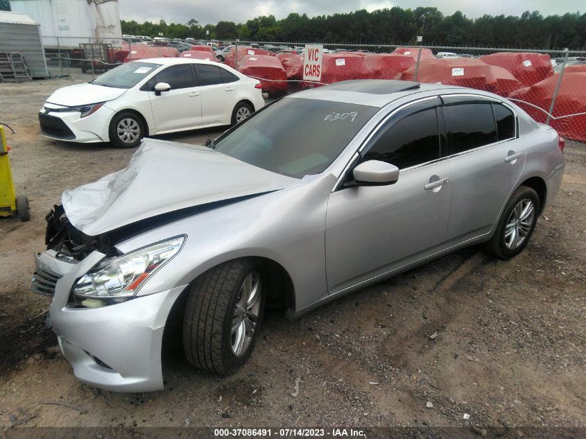 2013 INFINITI G37X JN1CV6AR0DM766309