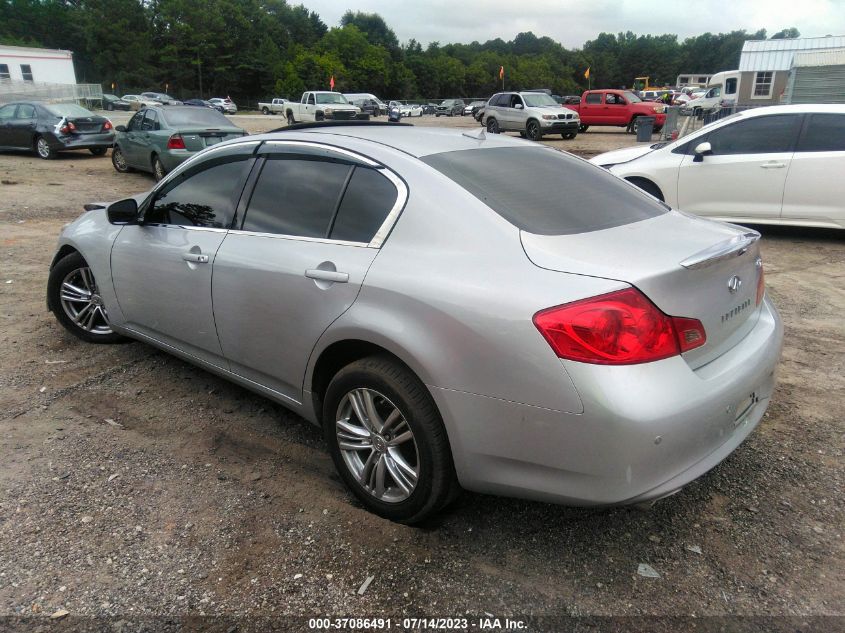 2013 INFINITI G37X JN1CV6AR0DM766309