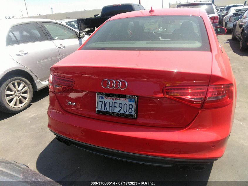 2015 AUDI S4 PREMIUM PLUS WAUBGAFL1FA074880