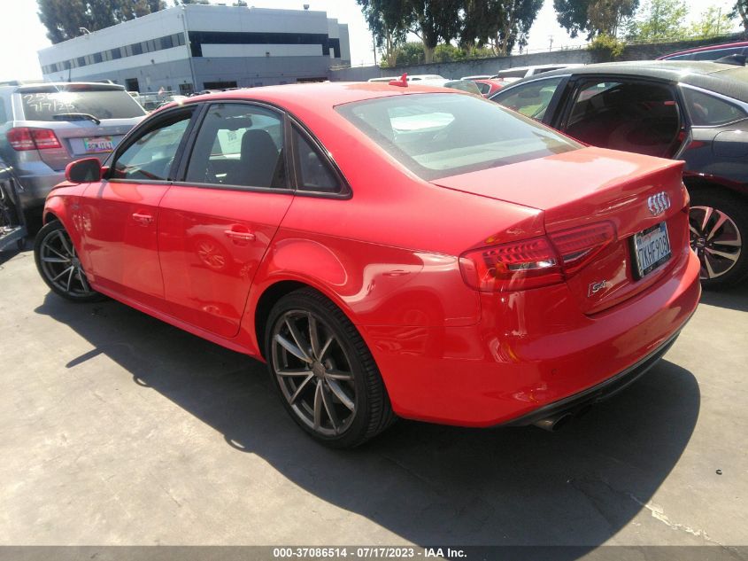 2015 AUDI S4 PREMIUM PLUS WAUBGAFL1FA074880