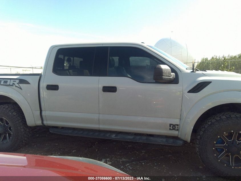 2017 FORD F-150 RAPTOR - 1FTFW1RG1HFC60222