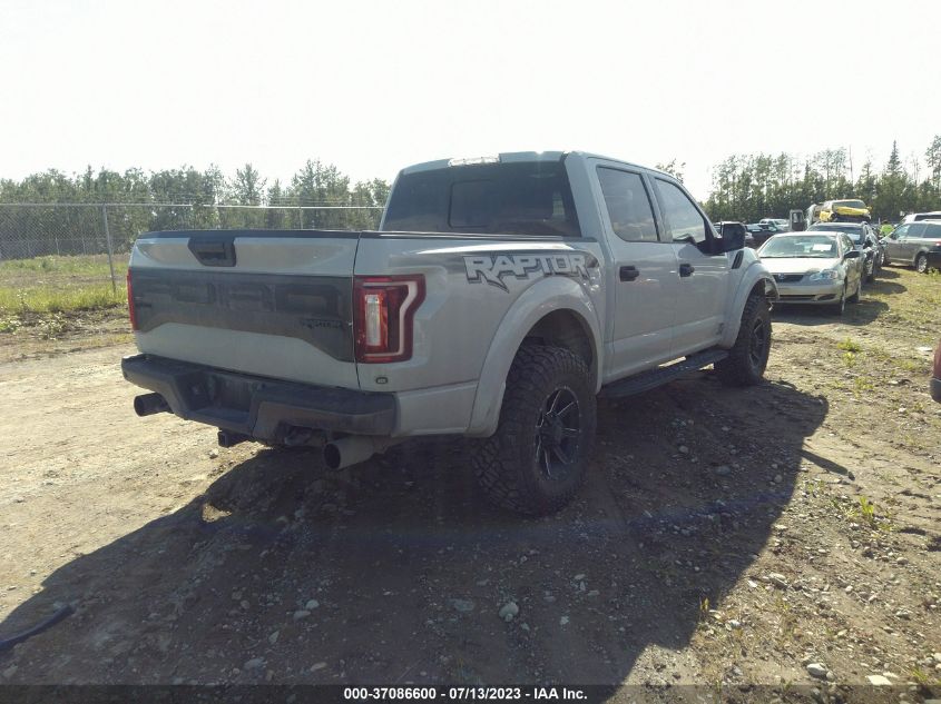 2017 FORD F-150 RAPTOR - 1FTFW1RG1HFC60222