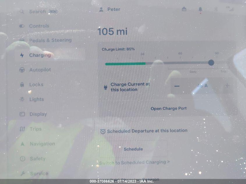 2023 TESLA MODEL Y LONG RANGE - 7SAYGDEE7PA103759
