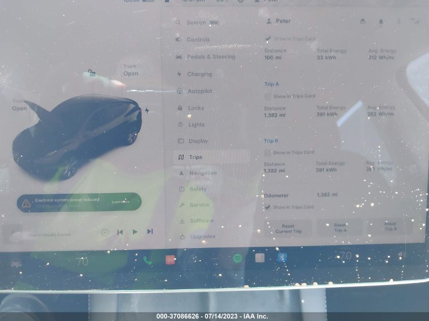 2023 TESLA MODEL Y LONG RANGE - 7SAYGDEE7PA103759