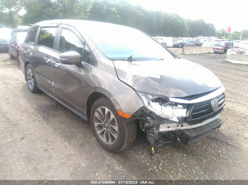 2022 HONDA ODYSSEY EXL - 5FNRL6H79NB017715