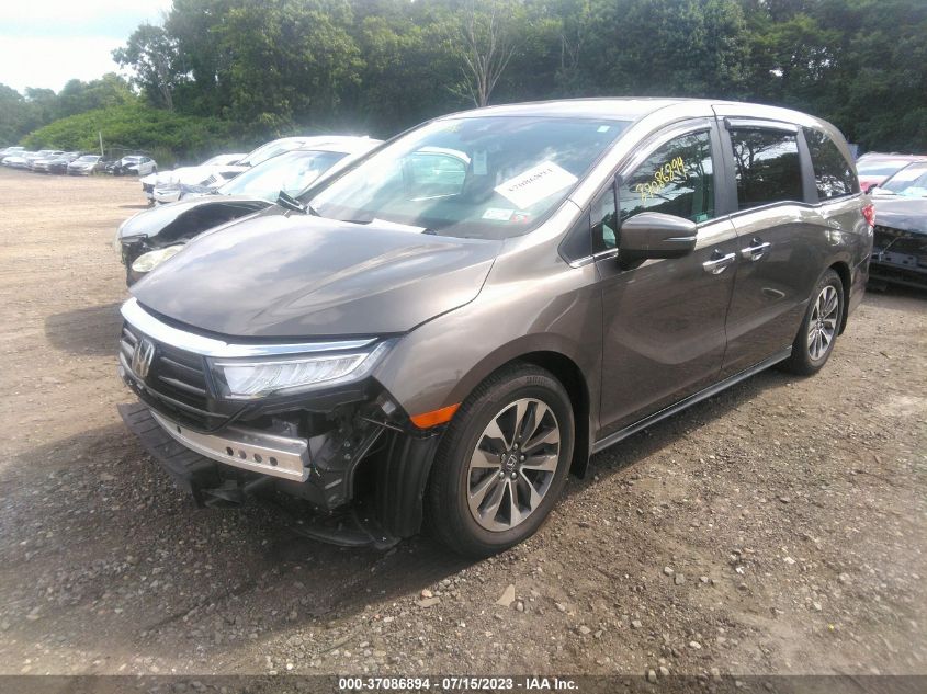 2022 HONDA ODYSSEY EXL - 5FNRL6H79NB017715