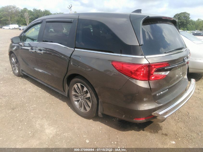 2022 HONDA ODYSSEY EXL - 5FNRL6H79NB017715