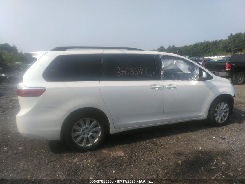 2017 TOYOTA SIENNA XLE - 5TDDZ3DC5HS162194