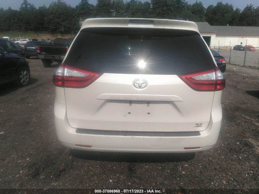 2017 TOYOTA SIENNA XLE - 5TDDZ3DC5HS162194