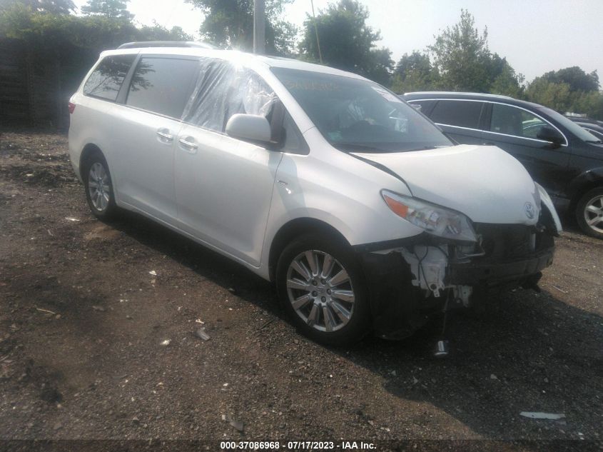 2017 TOYOTA SIENNA XLE - 5TDDZ3DC5HS162194