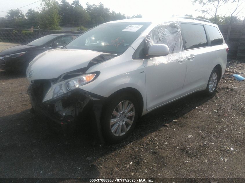 2017 TOYOTA SIENNA XLE - 5TDDZ3DC5HS162194