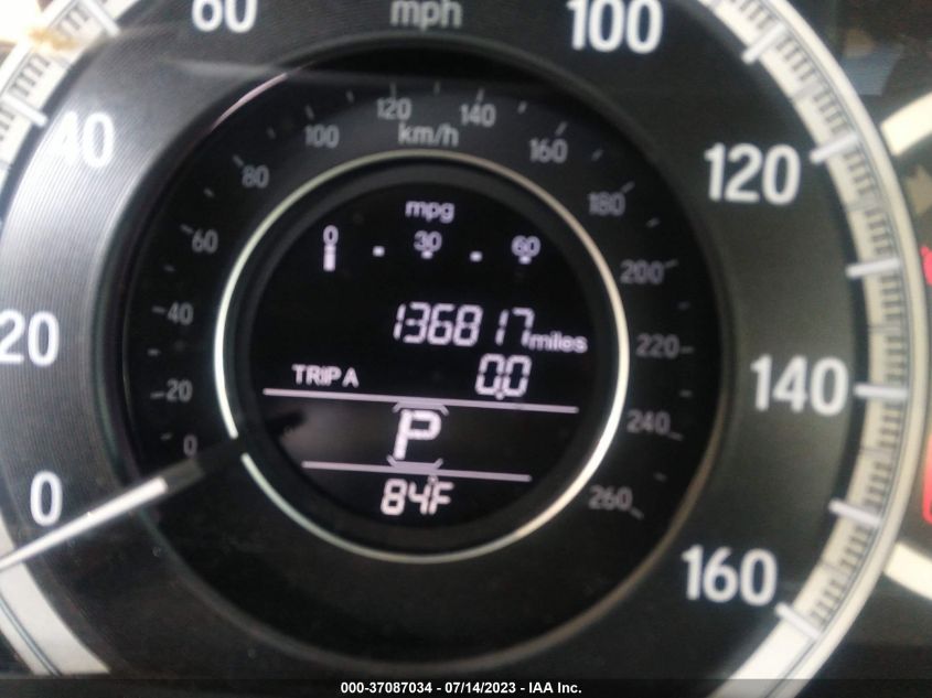 2016 HONDA ACCORD SEDAN EX-L - 1HGCR2F86GA245046