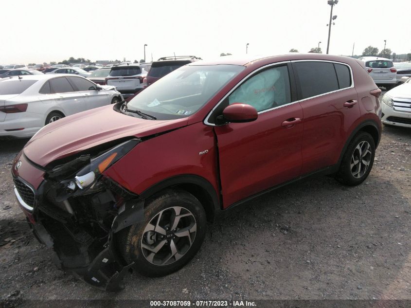 2022 KIA SPORTAGE LX - KNDPMCAC3N7003096
