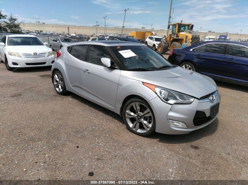 2013 HYUNDAI VELOSTER W/BLACK INT - KMHTC6AD2DU163722