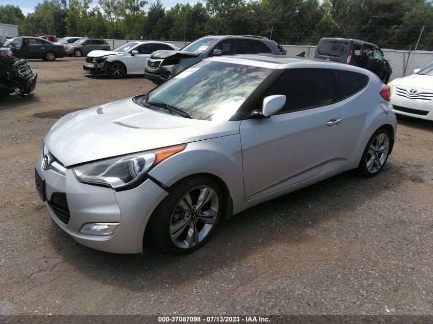 2013 HYUNDAI VELOSTER W/BLACK INT - KMHTC6AD2DU163722