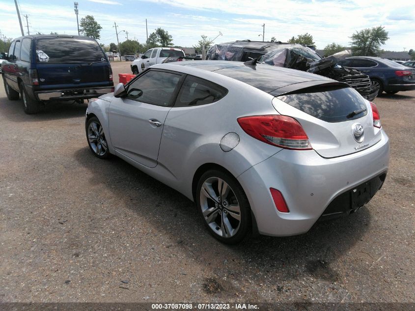 2013 HYUNDAI VELOSTER W/BLACK INT - KMHTC6AD2DU163722