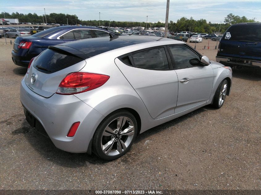 2013 HYUNDAI VELOSTER W/BLACK INT - KMHTC6AD2DU163722