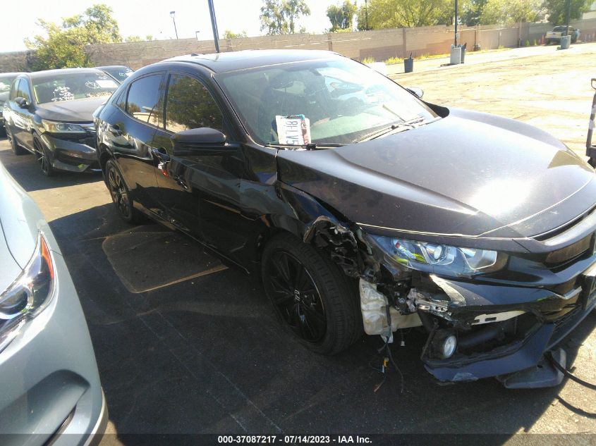 2018 HONDA CIVIC HATCHBACK EX - SHHFK7H57JU423026