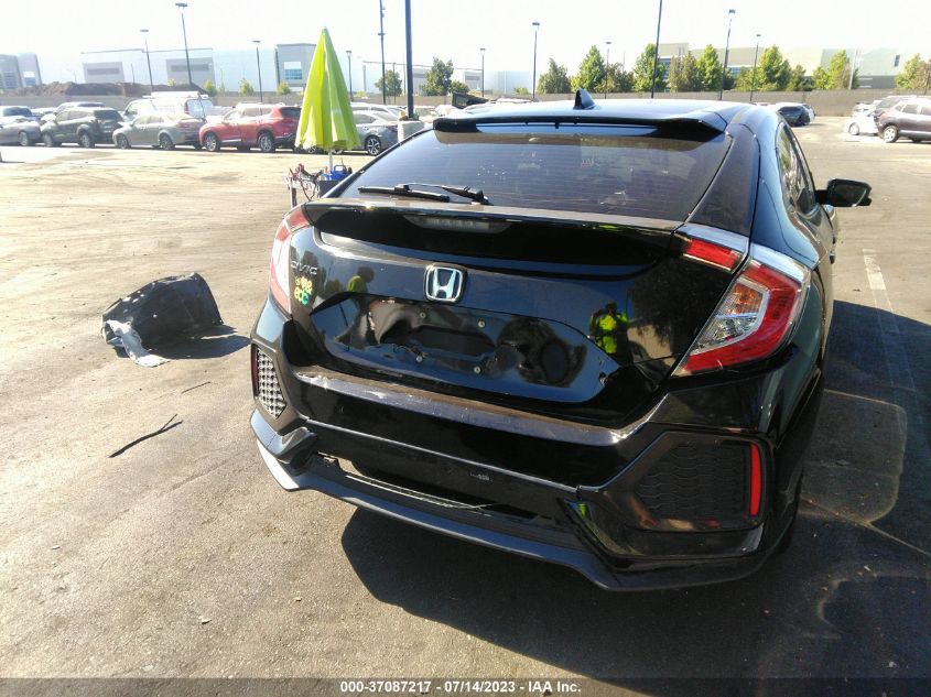 2018 HONDA CIVIC HATCHBACK EX - SHHFK7H57JU423026