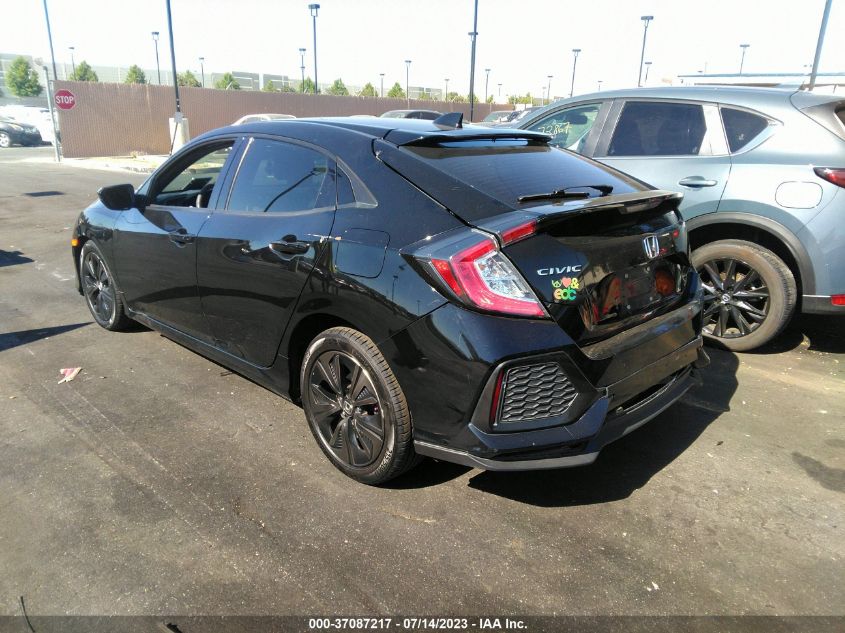 2018 HONDA CIVIC HATCHBACK EX - SHHFK7H57JU423026