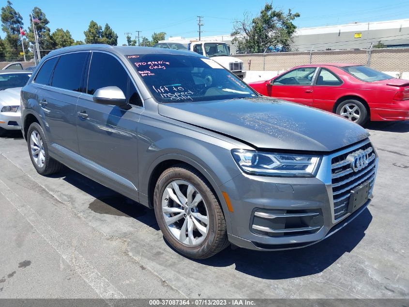 2017 AUDI Q7 PREMIUM - WA1AHAF71HD043946