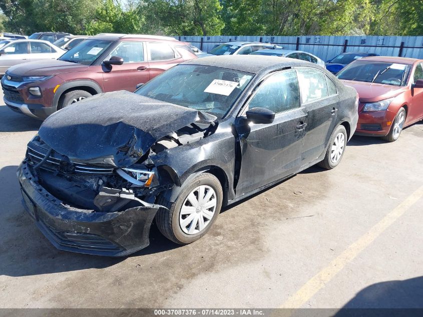 2015 VOLKSWAGEN JETTA SEDAN 2.0L S W/TECHNOLOGY - 3VW2K7AJ4FM424951