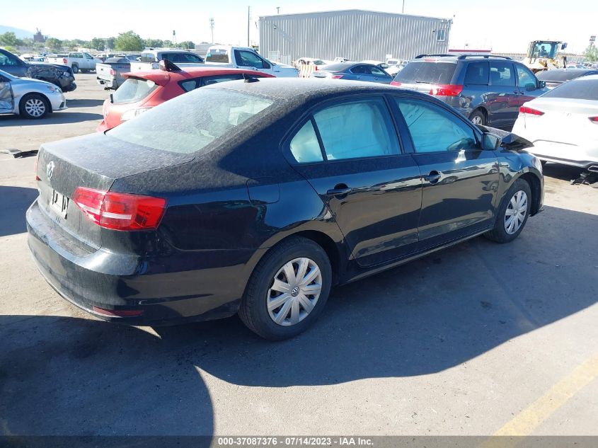 2015 VOLKSWAGEN JETTA SEDAN 2.0L S W/TECHNOLOGY - 3VW2K7AJ4FM424951