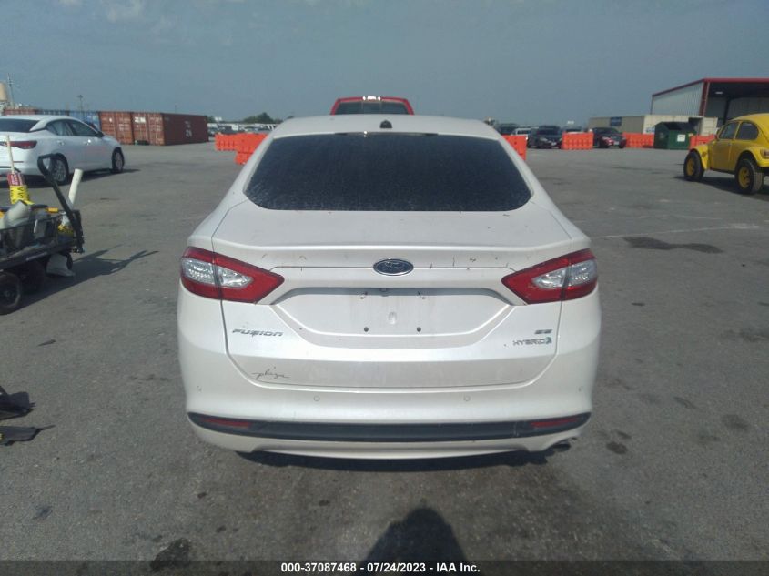 2014 FORD FUSION SE HYBRID - 3FA6P0LU8ER110960