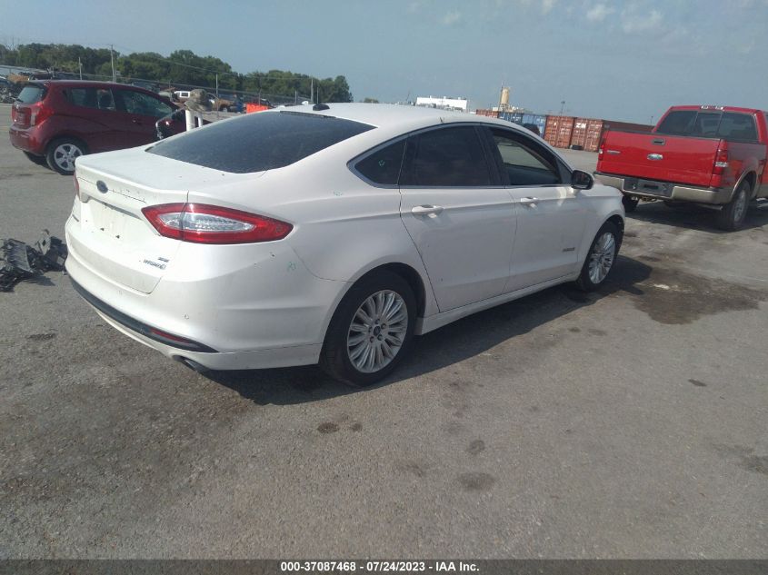 2014 FORD FUSION SE HYBRID - 3FA6P0LU8ER110960