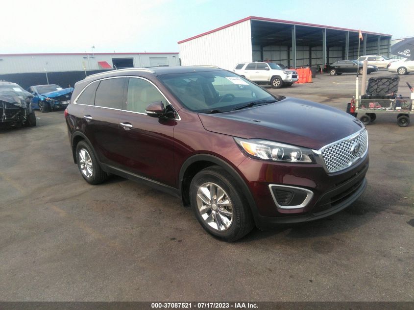 2018 KIA SORENTO LX - 5XYPG4A37JG424457