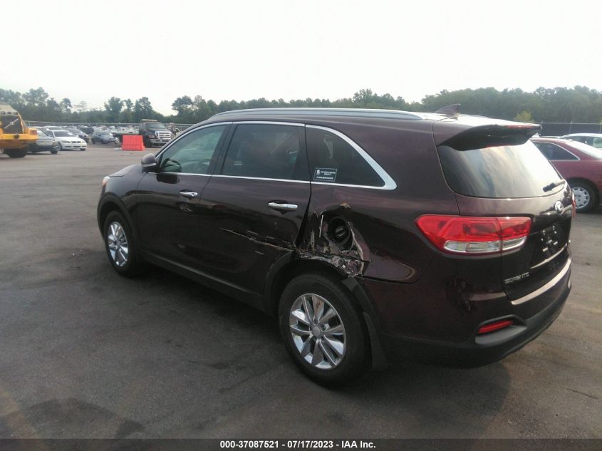 2018 KIA SORENTO LX - 5XYPG4A37JG424457