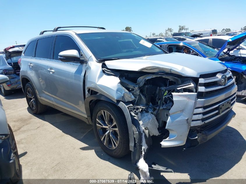 2019 TOYOTA HIGHLANDER LE - 5TDZZRFHXKS316701