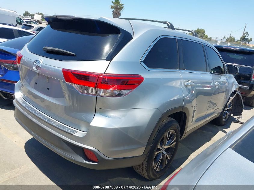 2019 TOYOTA HIGHLANDER LE - 5TDZZRFHXKS316701