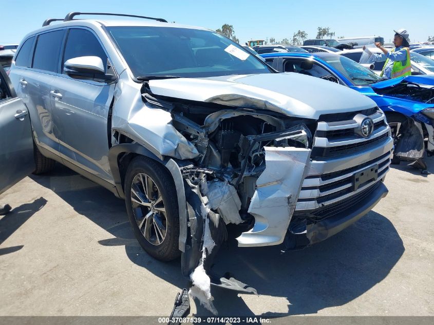 2019 TOYOTA HIGHLANDER LE - 5TDZZRFHXKS316701