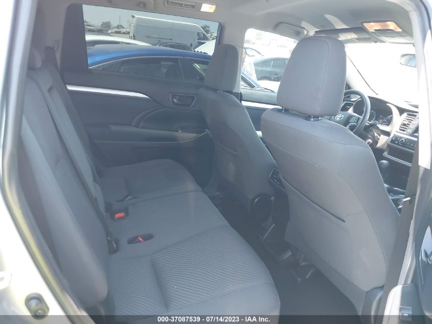 2019 TOYOTA HIGHLANDER LE - 5TDZZRFHXKS316701
