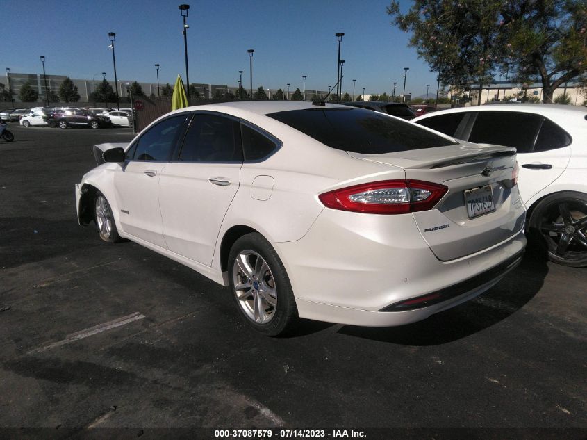 2016 FORD FUSION TITANIUM HYBRID - 3FA6P0RU5GR240110