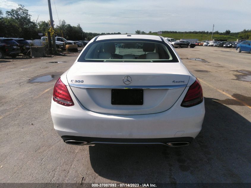2015 MERCEDES-BENZ C 300 SPORT 4MATIC/LUXURY 4MATIC/4MATIC 55SWF4KB6FU027758