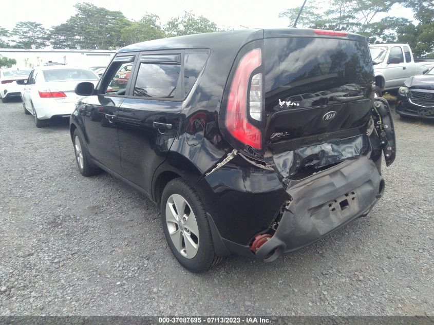 2015 KIA SOUL BASE - KNDJN2A23F7204907