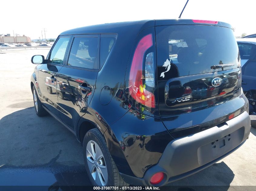 2016 KIA SOUL BASE - KNDJN2A25G7255620