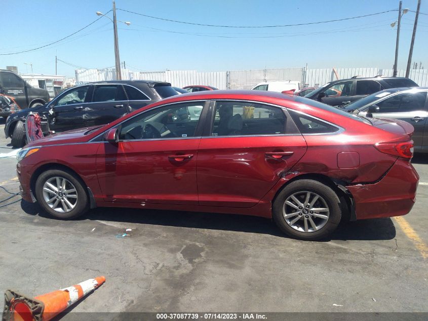 2015 HYUNDAI SONATA 2.4L SE - 5NPE24AF3FH108859