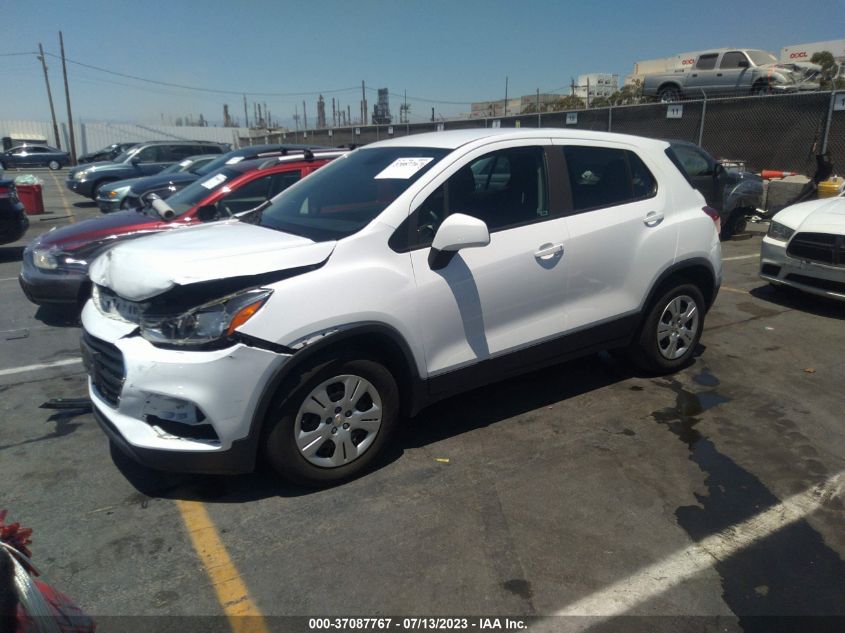 2018 CHEVROLET TRAX LS - 3GNCJKSB8JL154519