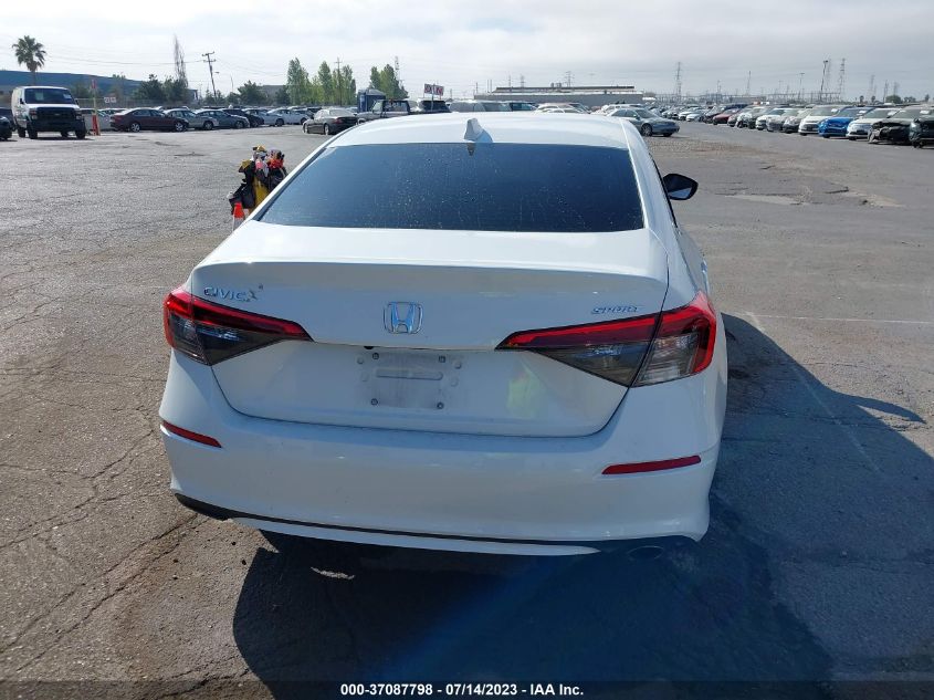 2022 HONDA CIVIC SEDAN SPORT - 2HGFE2F51NH591230