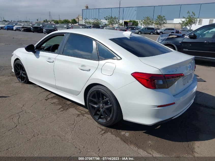 2022 HONDA CIVIC SEDAN SPORT - 2HGFE2F51NH591230