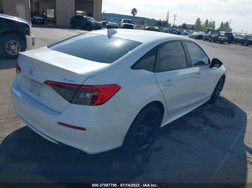 2022 HONDA CIVIC SEDAN SPORT - 2HGFE2F51NH591230